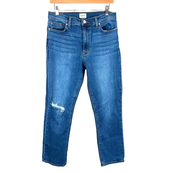 Hudson High Rise Straight Leg Ankle Jeans Women's 31